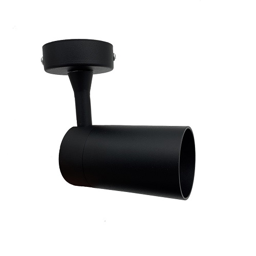 Faretto Spot GU10 a parete Nero